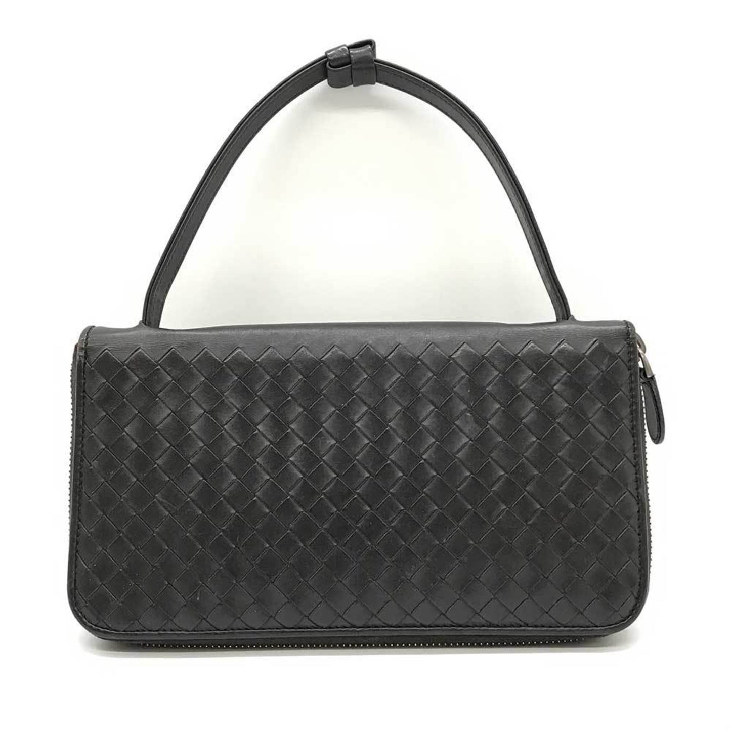 Luxury Bottega Veneta Intrecciato Leather Long Wallet (Bi-Fold) ()