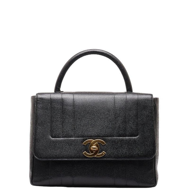 Chanel Mademoiselle Coco Handbag Black Caviar S  Chanel