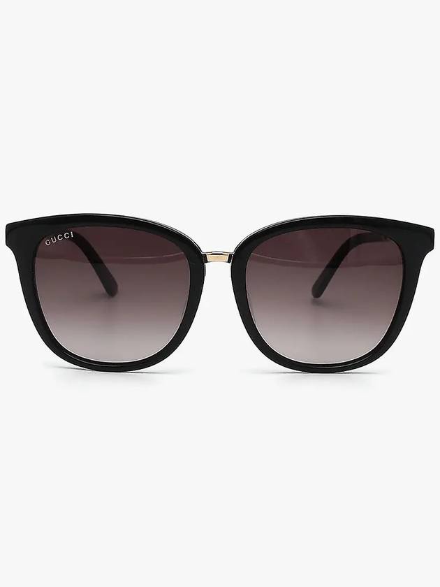 Luxury Gucci Trending 2025 Eyewear Women's Square Sunglasses Black