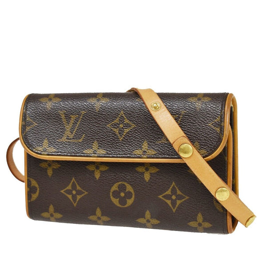 Louis Vuitton Pochette Florentine  Canvas Clutch Bag ()