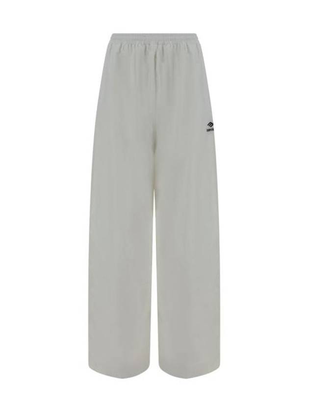 Luxury Balenciaga 3B Sports Icon Track Pants White