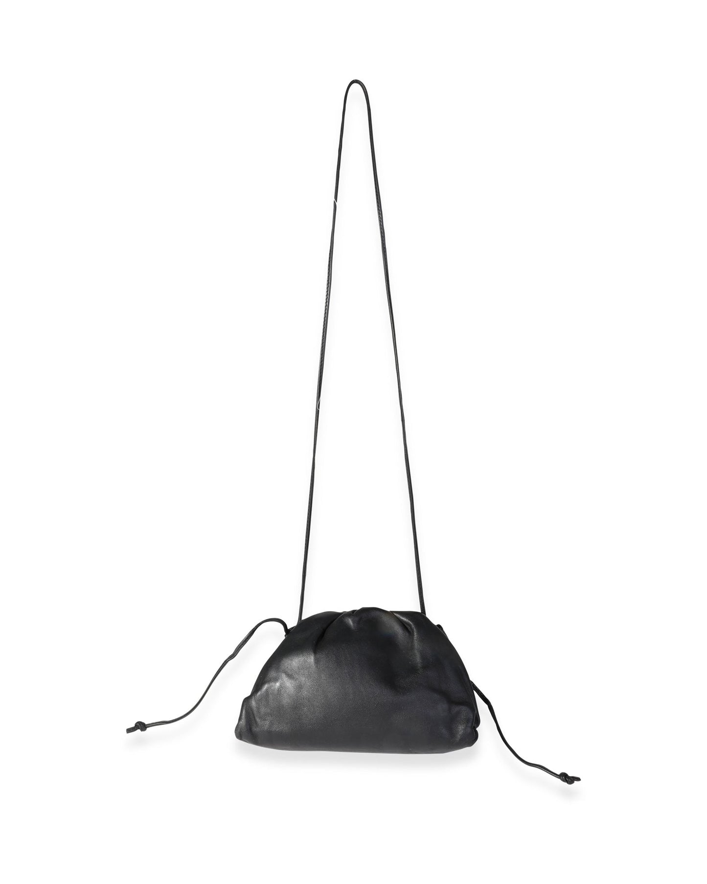 Luxury Bottega Veneta Black Calfskin Mini Pouch Bag