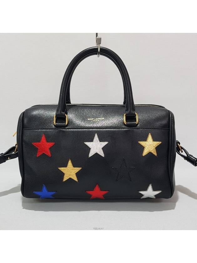 Luxury Saint Laurent star duffel bag mini