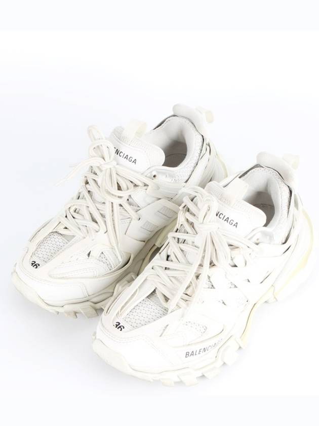 Luxury Balenciaga track shoes white 36