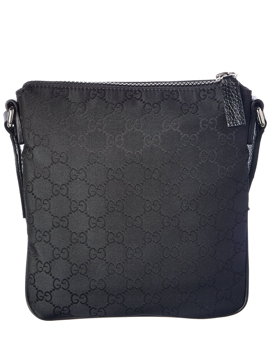 Luxury Gucci Trending 2025 Small GG Nylon Messenger Bag