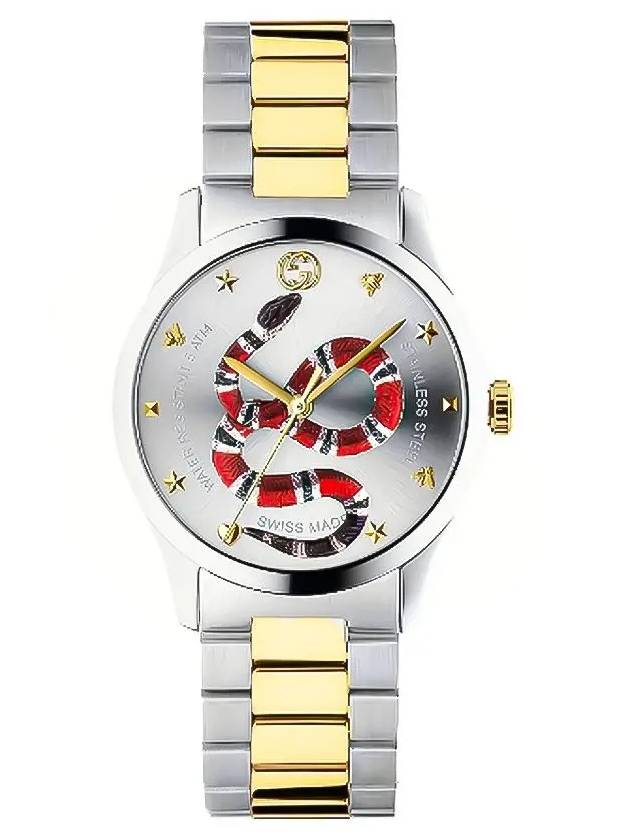 Luxury Gucci Trending 2025 Snake Metal Watch Silver Gold