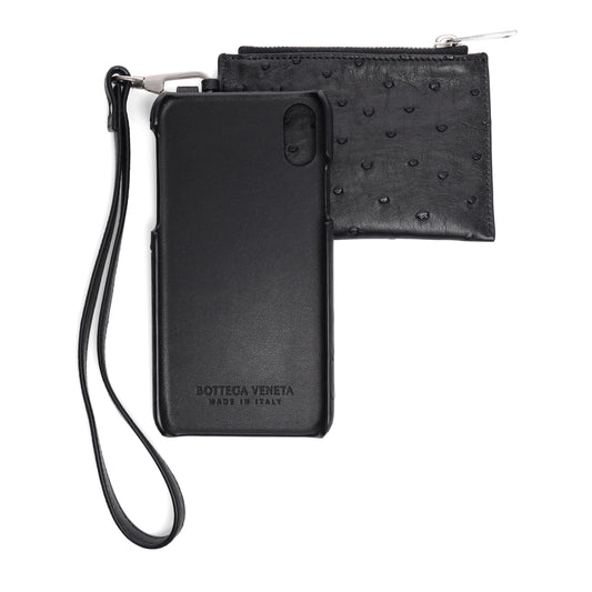 Luxury Bottega Veneta Leather Iphone Case And Wallet Wristlet