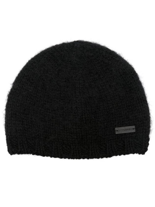 Luxury Saint Laurent Bonnet Knit Beanie Black