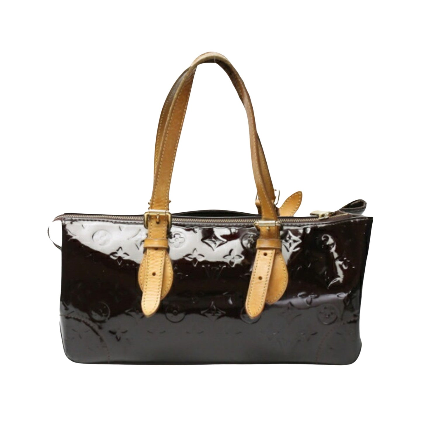 Louis Vuitton Rosewood  Patent Leather Shoulder Bag ()