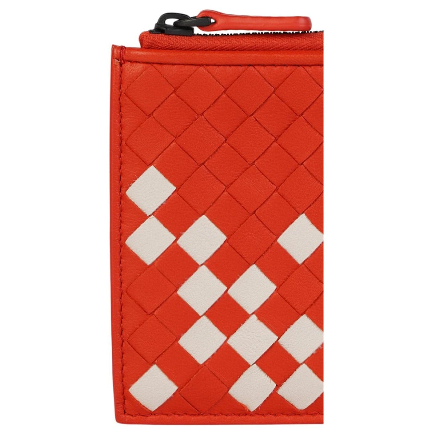 Luxury Bottega Veneta Intrecciato Leather Zip-Around Slim Wallet