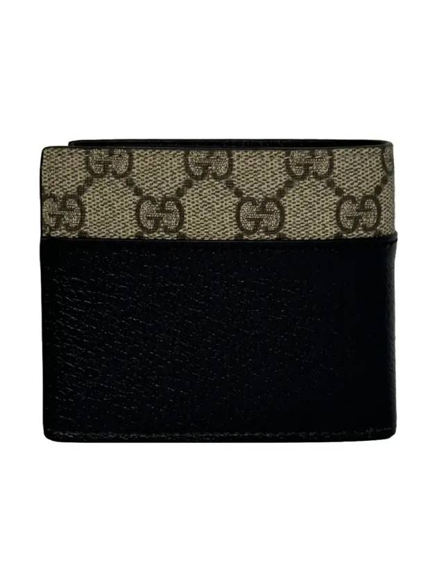 Luxury Gucci Trending 2025 Cutout Interlocking G Monogram Bifold Wallet Beige Black
