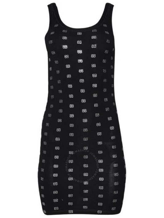 Luxury Balenciaga Luxury Balenciaga Uw Strass Tank Top, Size Small