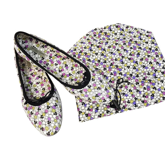 Luxury Bottega Veneta Women's Floral  /  /  Leather Ballet Flats
