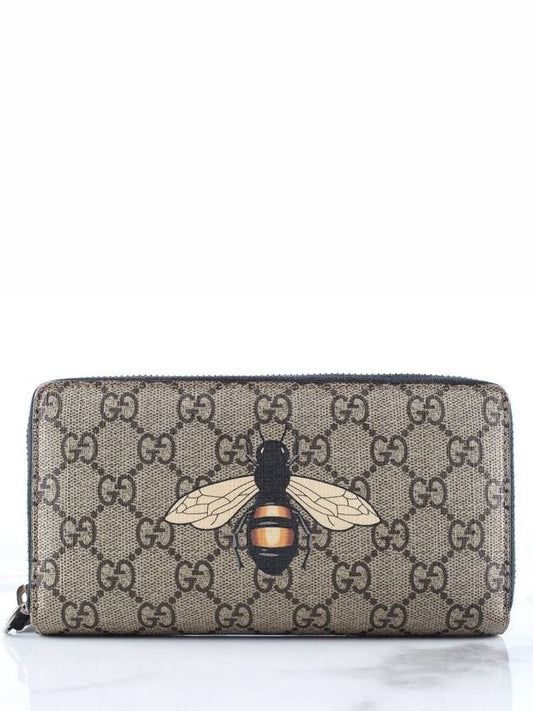 Luxury Gucci Trending 2025 bee zipper long wallet