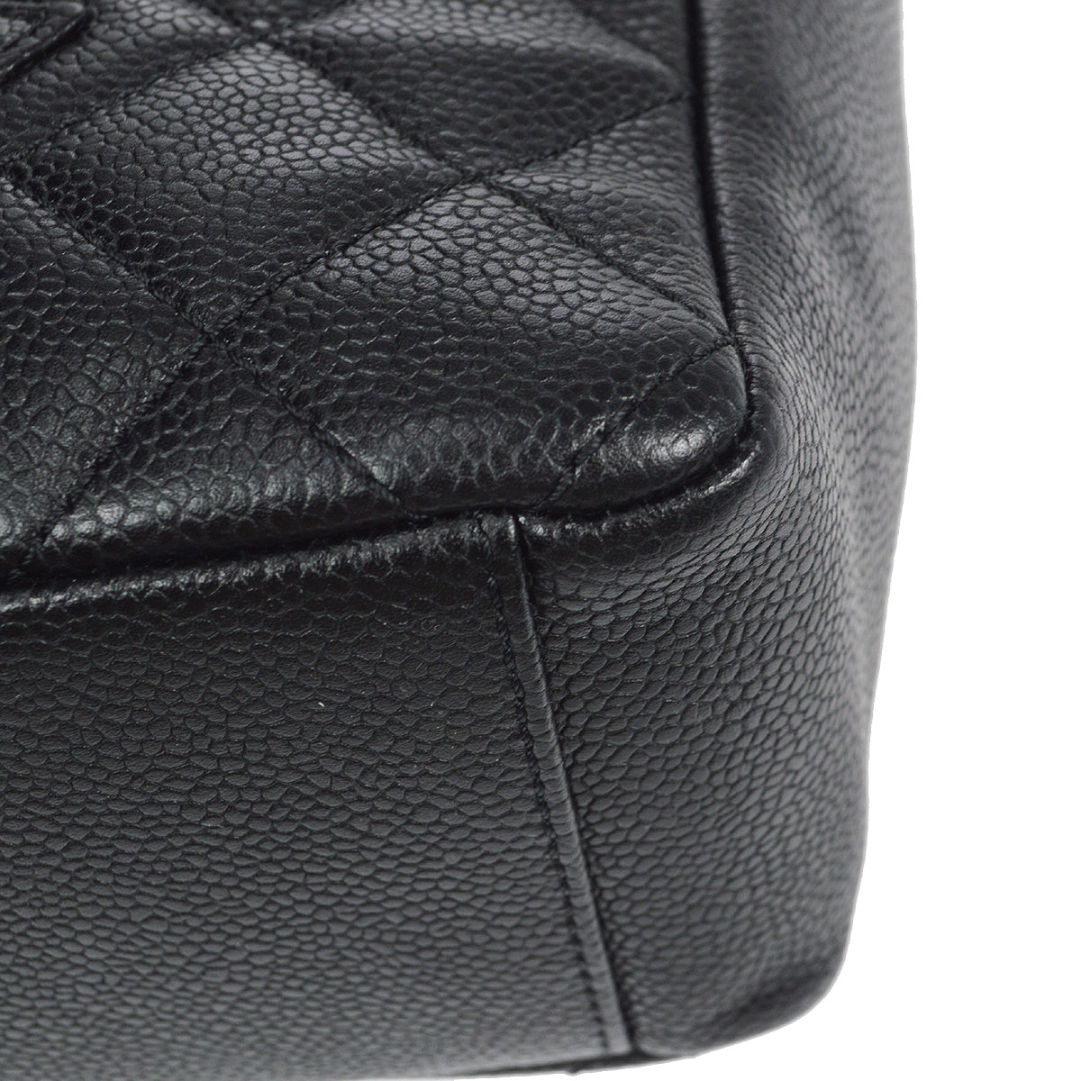 Luxury Chanel 2008-2009 Petite Shopping Tote PST Black Caviar