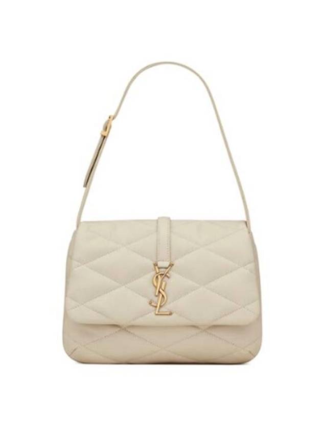 Luxury Saint Laurent LE 57 Quilted Lambskin Hobo Shoulder Bag Antique Vintage