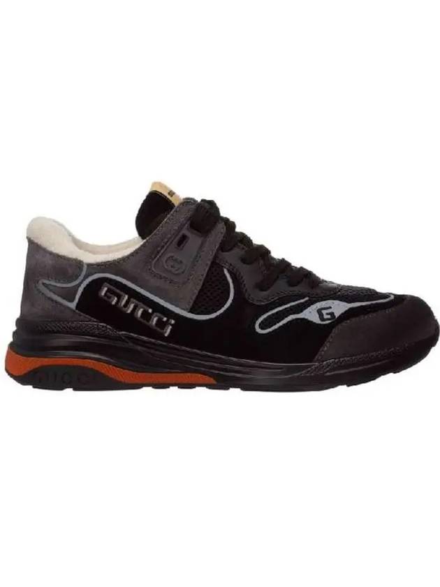 Luxury Gucci Trending 2025 Men's Ultraface Low Top Sneakers Black