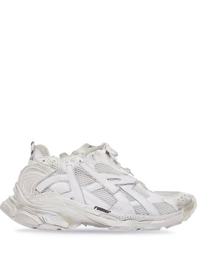 Luxury Balenciaga Runner Low Top Sneakers White
