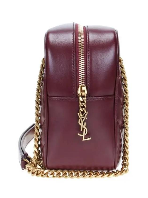 Luxury Saint Laurent Joan Camera Shoulder Bag Burgundy