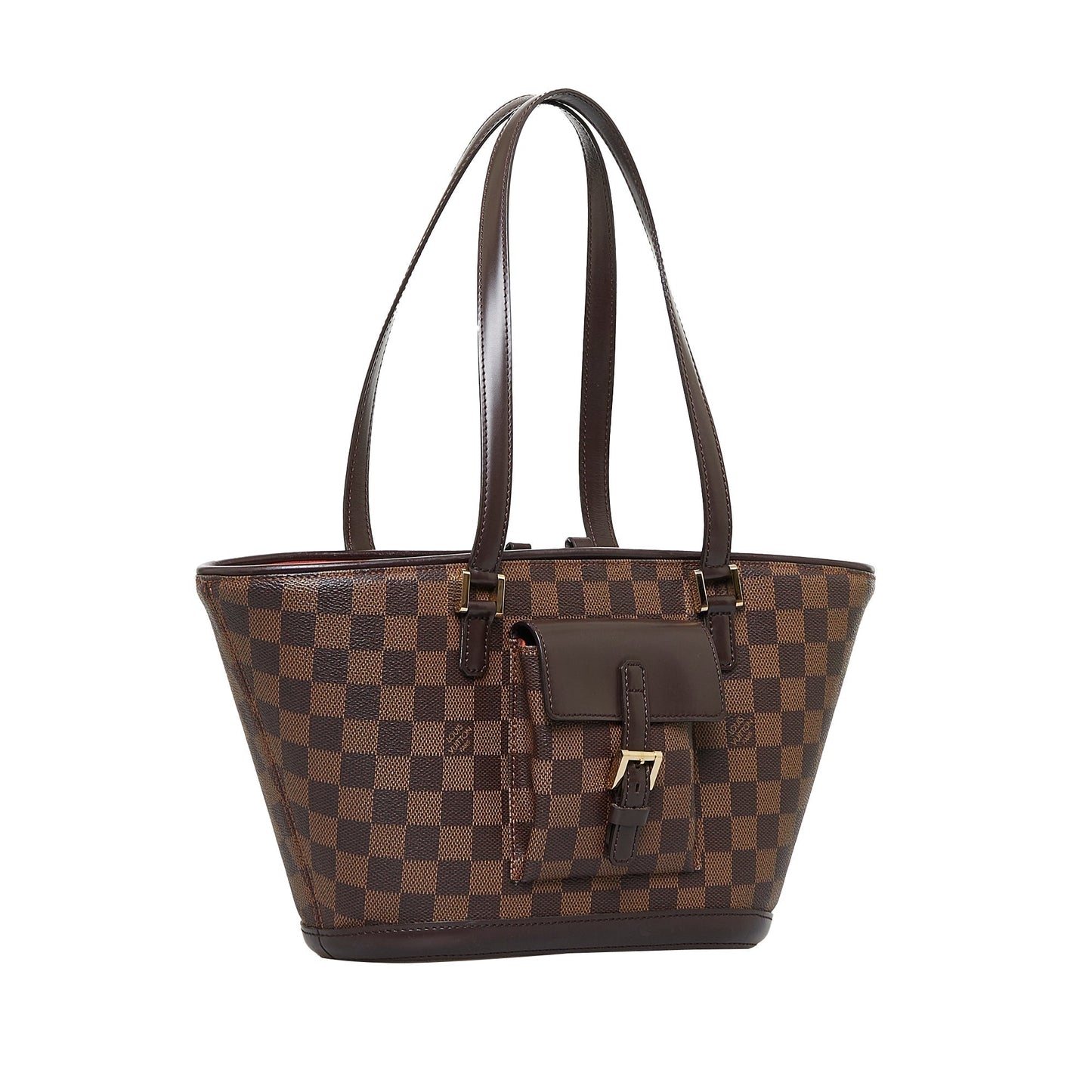 Louis Vuitton Damier Ebene Manosque PM Canvas Tote Bag ()