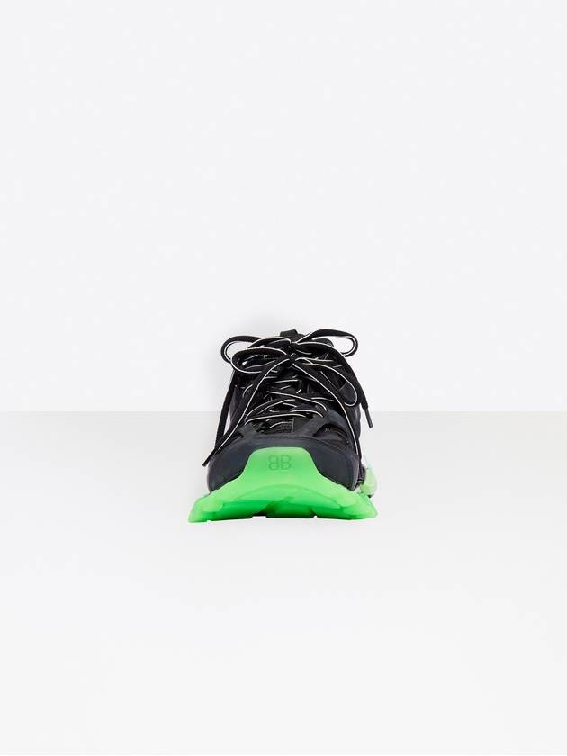 Luxury Balenciaga Track Low Top Sneakers Glow Black