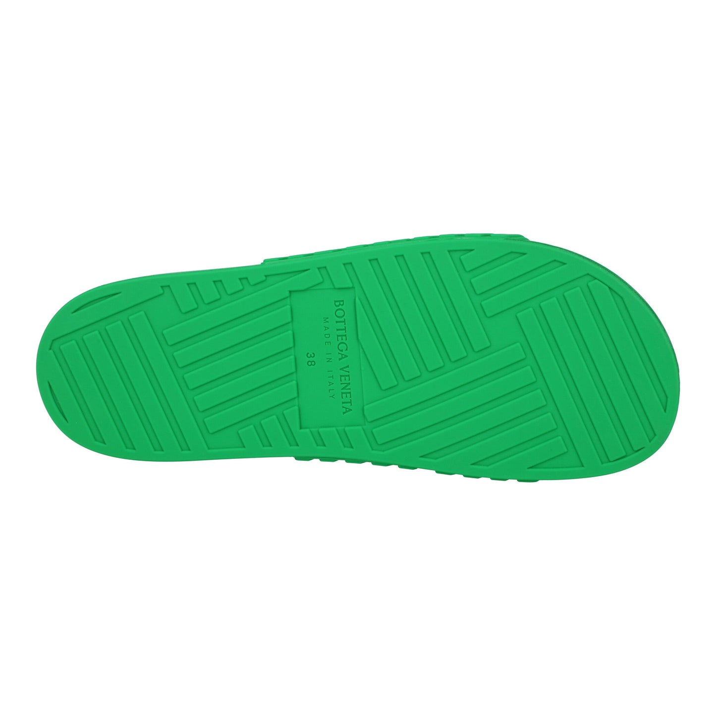 Luxury Bottega Veneta Resort Slides Green