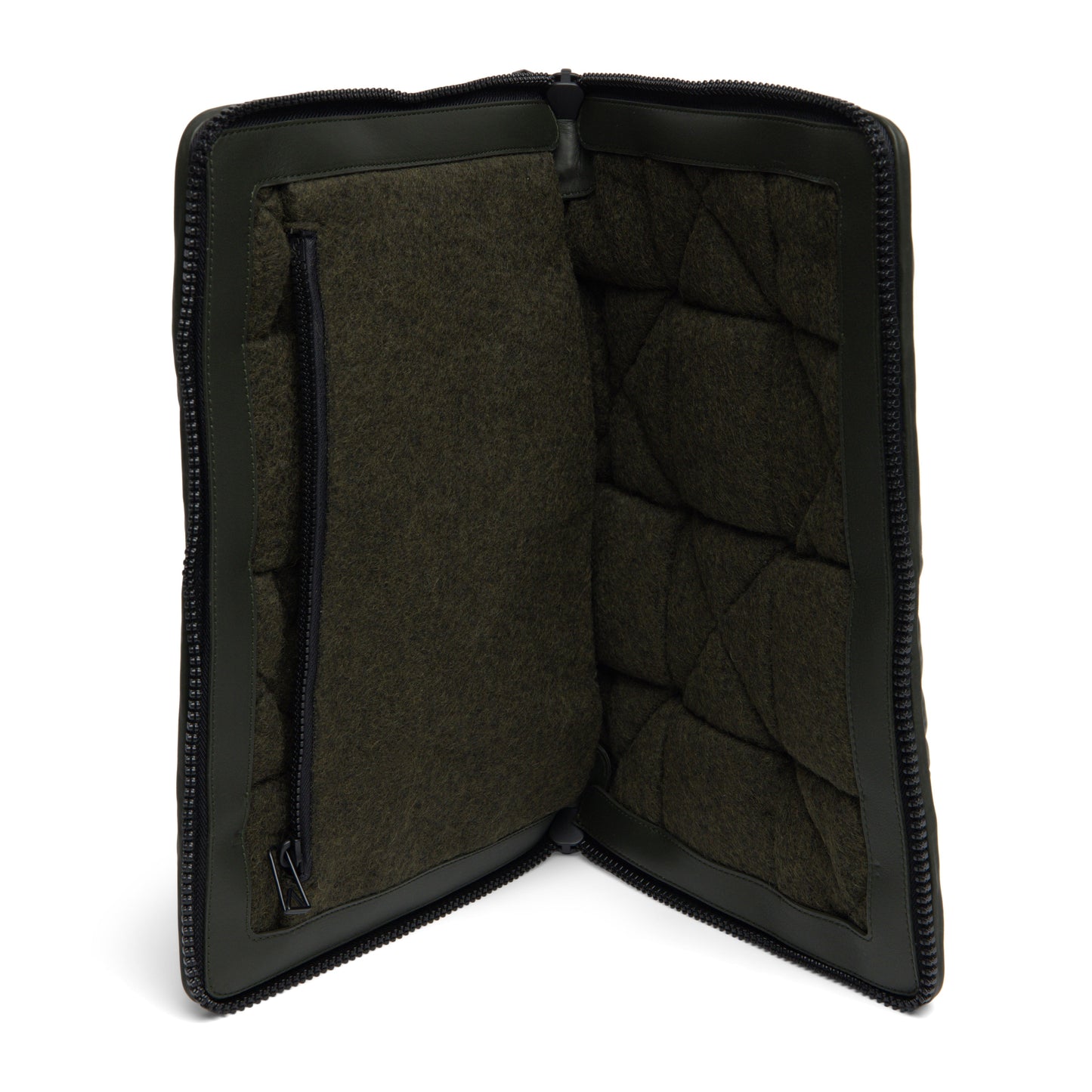 Luxury Bottega Veneta Men's Leather Padded Maxi Intrecciato Laptop Case