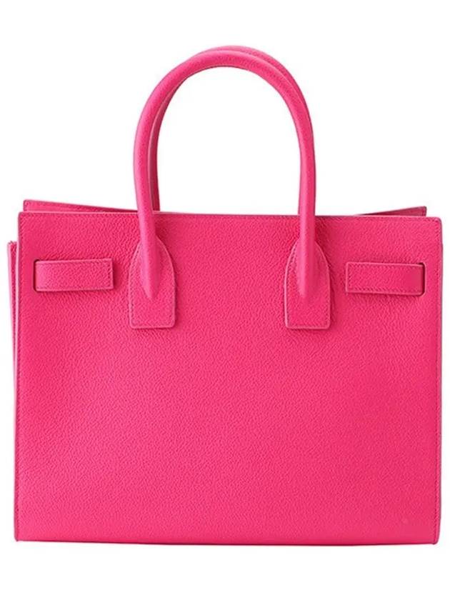 Luxury Saint Laurent Nano Sac De Jour Leather Tote Bag Hot Pink