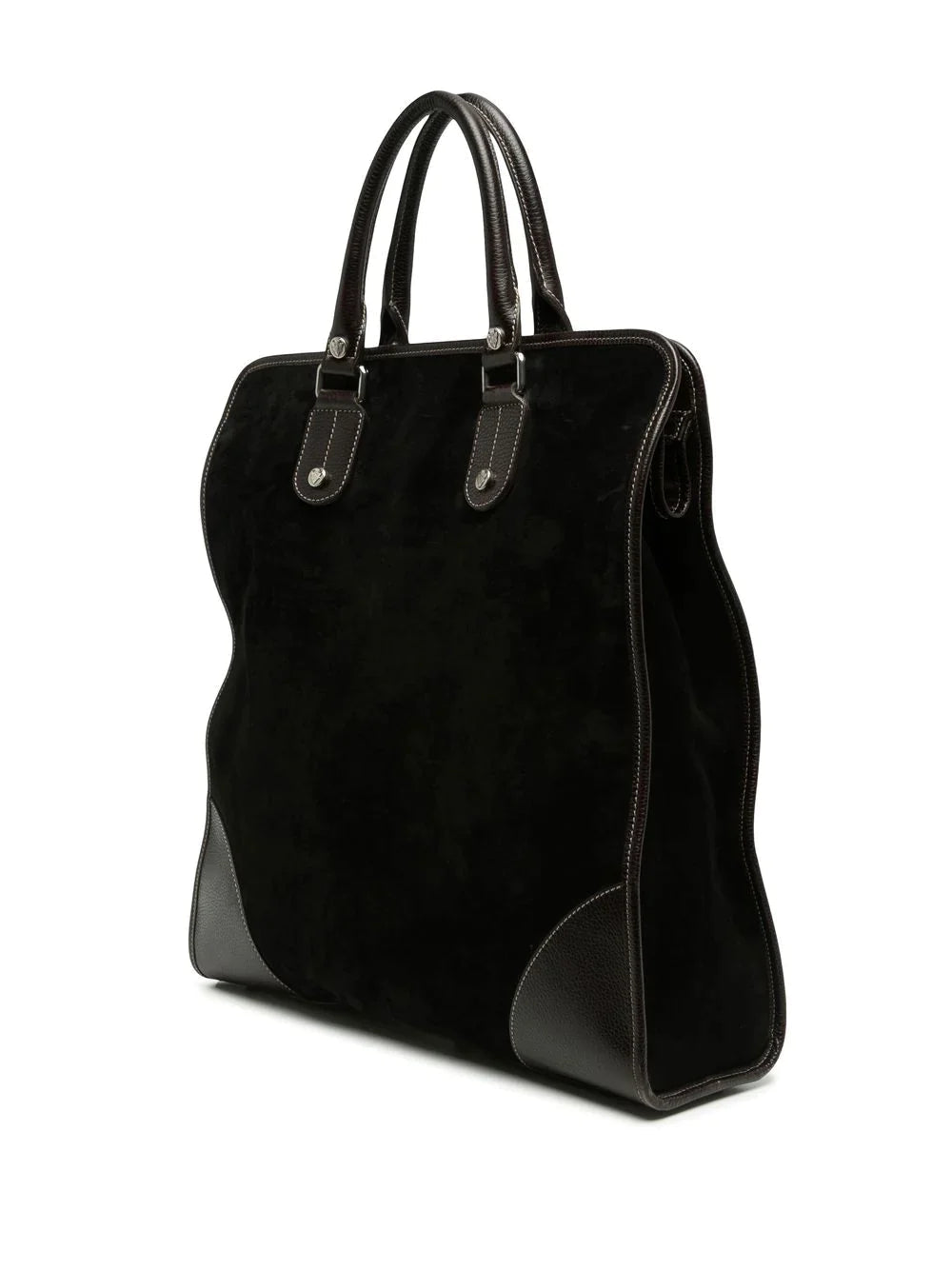 Luxury Gucci Trending 2025 Runway Suede Logo Tote Bag