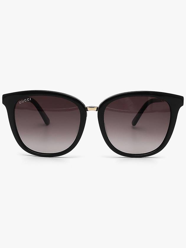 Luxury Gucci Trending 2025 Eyewear Women's Square Sunglasses Black