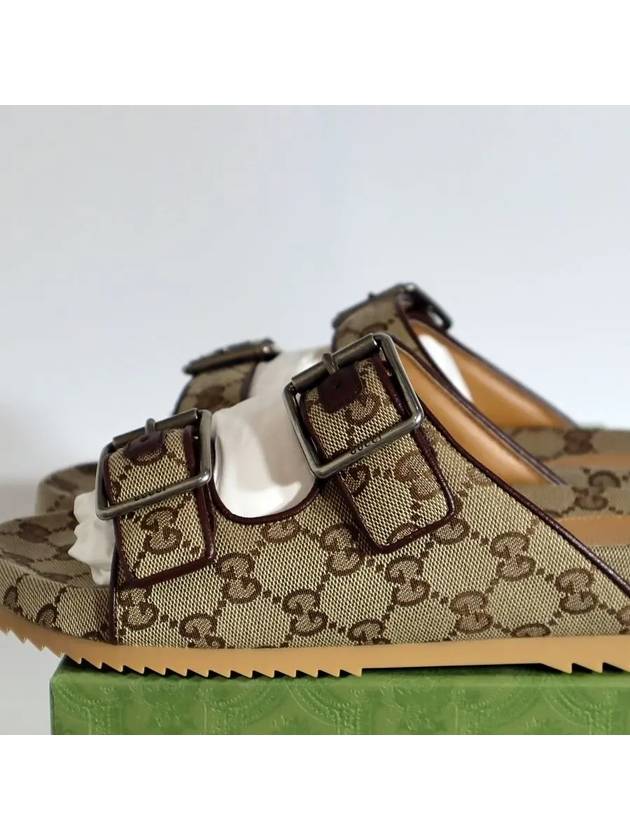 Luxury Gucci Trending 2025 Men's Strap Slide Sandals Beige