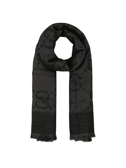 Luxury Gucci Trending 2025 lam? jacquard shawl muffler black