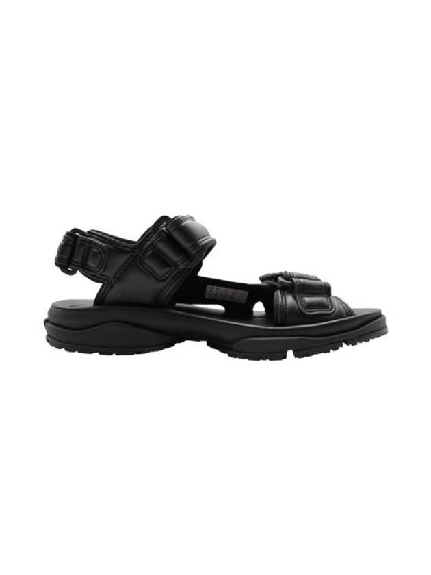 Luxury Balenciaga Tourist Sandals Black