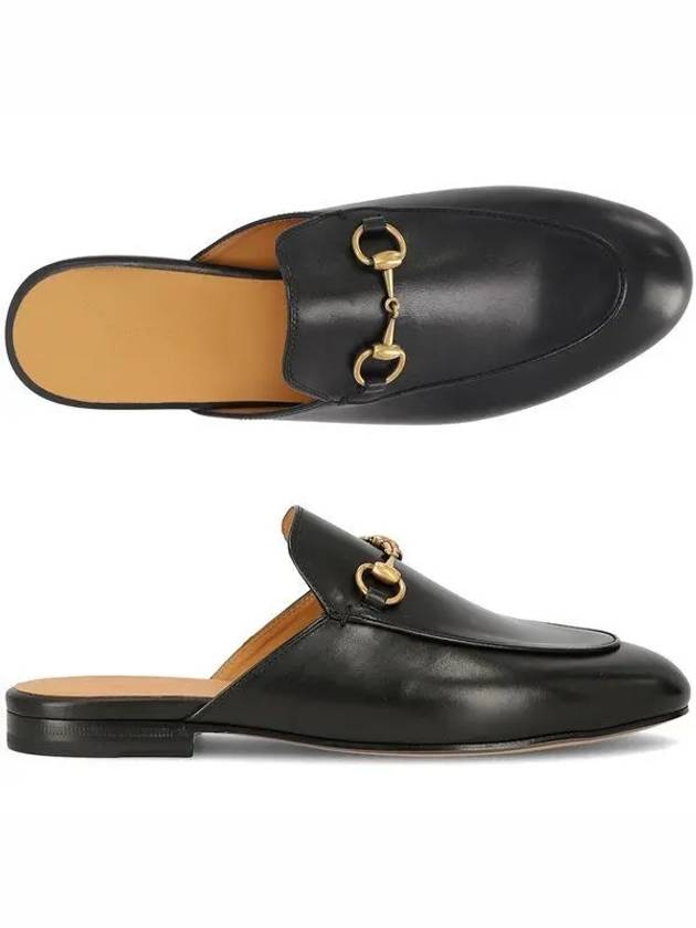 Luxury Gucci Trending 2025 Princetown Horsebit Bloafers Black