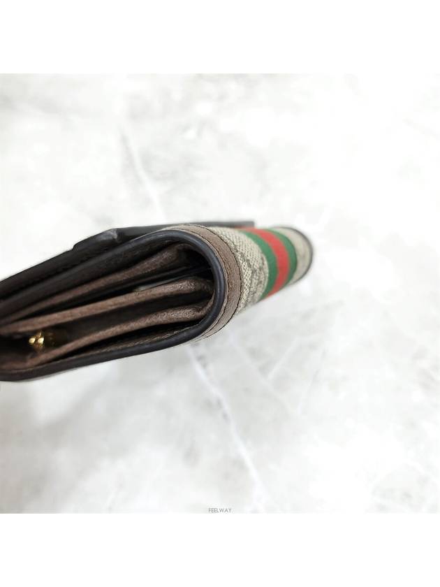 Luxury Gucci Trending 2025 Lux You GG Supreme Ophidia half wallet 523174