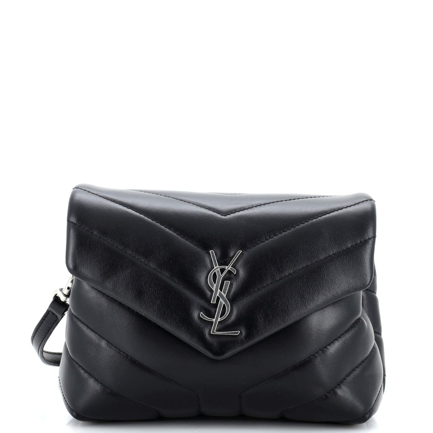 Luxury Saint Laurent Loulou Shoulder Bag Matelasse Chevron Leather Toy