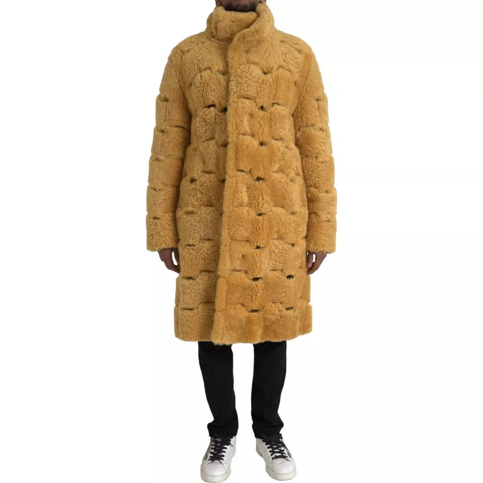 Luxury Bottega Veneta  Wool Long Teddy Coat Men's Jacket