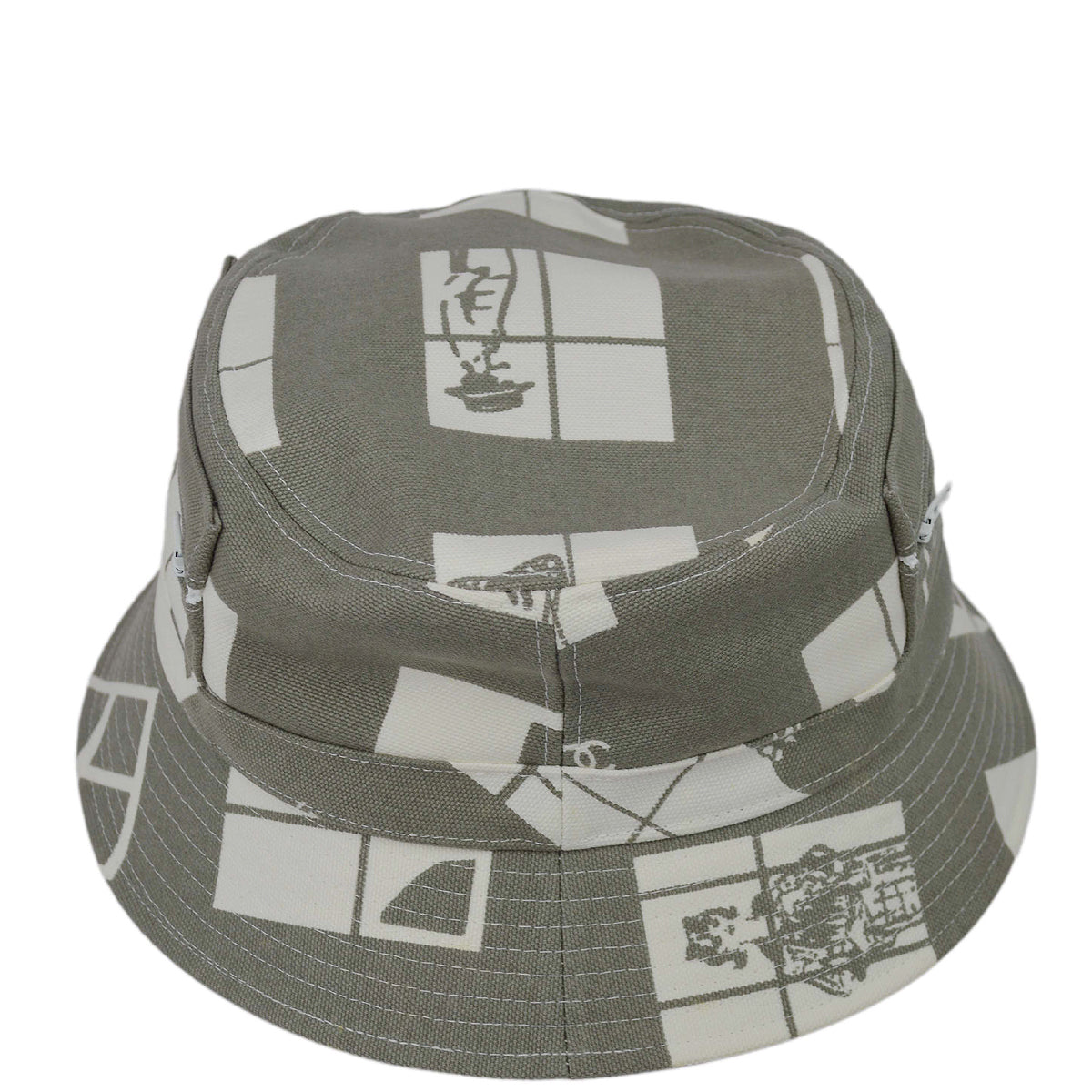 Luxury Chanel 2003 Spring Windows Line Bucket Hat #M