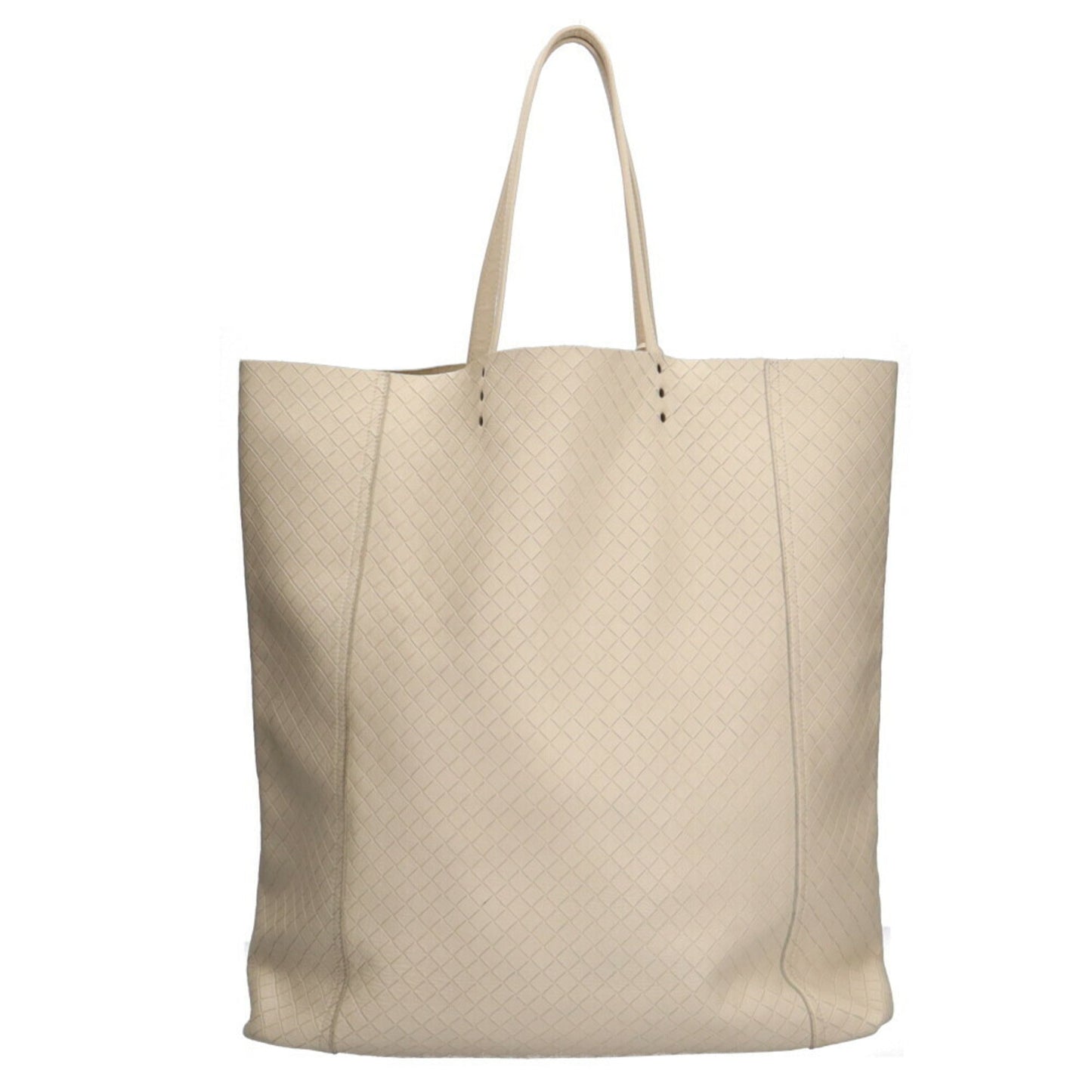 Luxury Bottega Veneta Intrecciomirage ivory  Leather Tote Bag ()