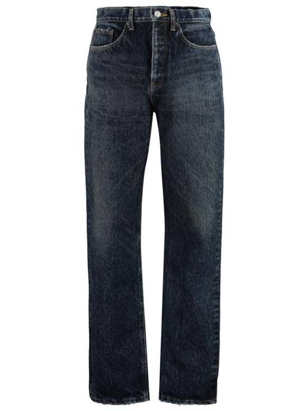 Luxury Balenciaga Men's Relaxed Jeans Navy
