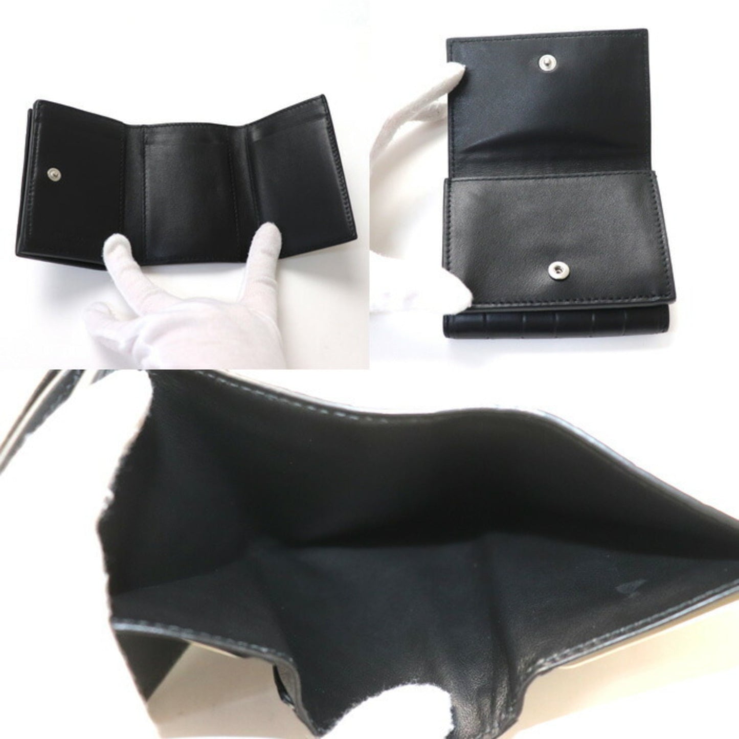 Luxury Bottega Veneta  Leather Wallet (Tri-Fold) ()