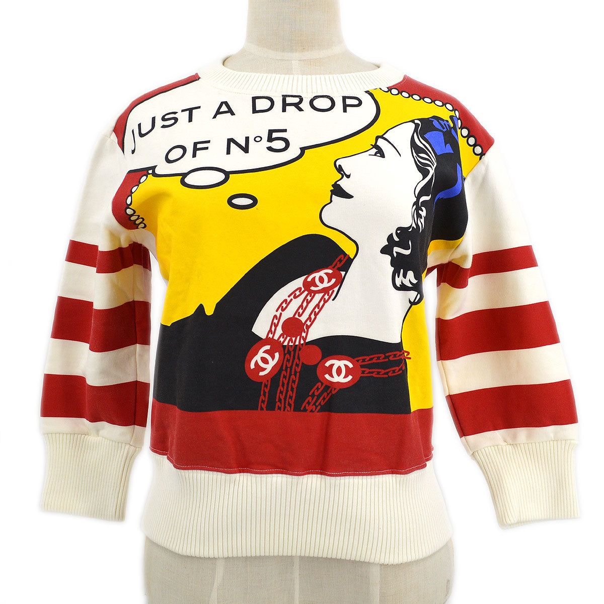 Luxury Chanel 2001 Mademoiselle print sweatshirt #36