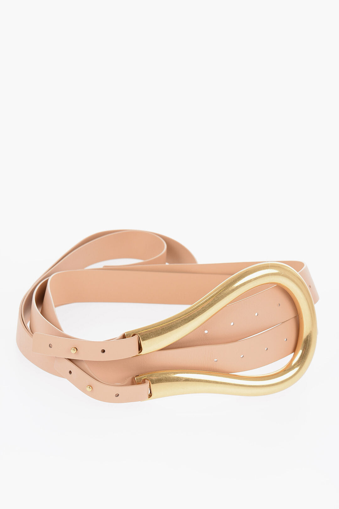 Luxury Bottega Veneta Leather Belt With Statement Belt