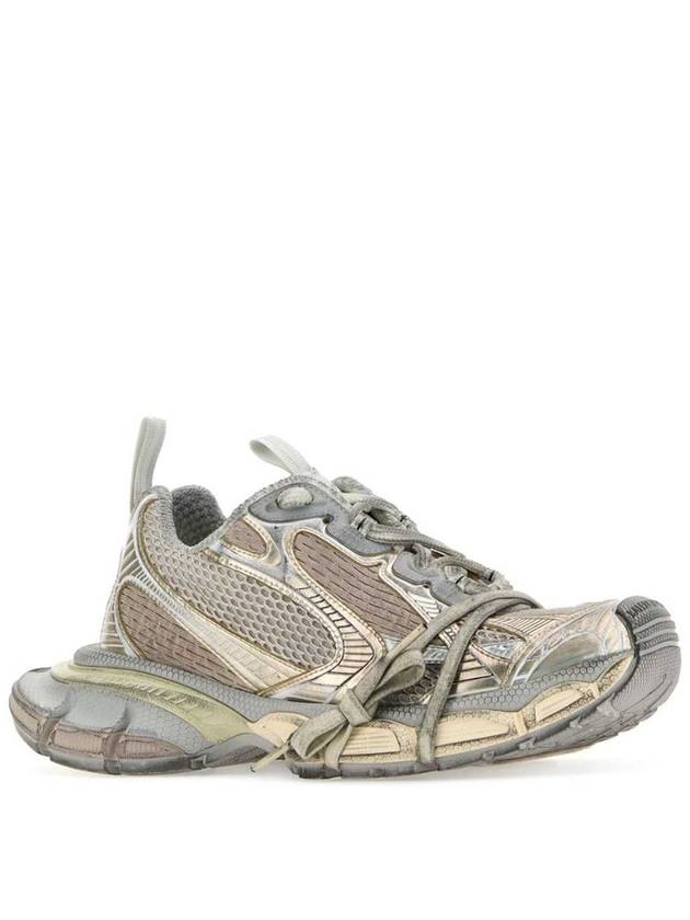 Luxury Balenciaga 3XL Mesh Panel Low Top Sneakers Grey