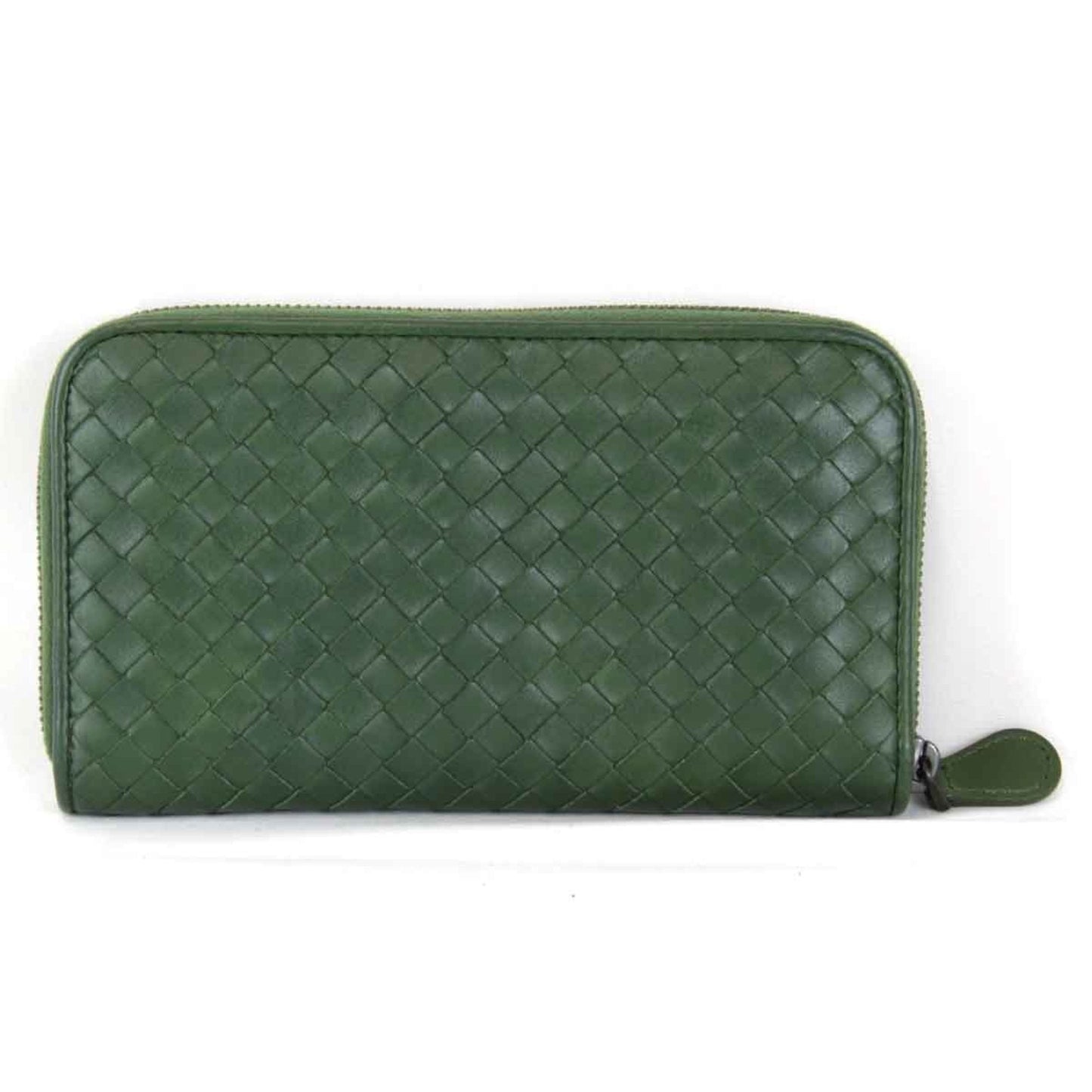 Luxury Bottega Veneta Intrecciato  Leather Long Wallet (Bi-Fold) ()