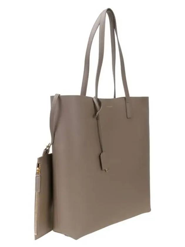 Luxury Saint Laurent North South Shopping Tote Bag Grey