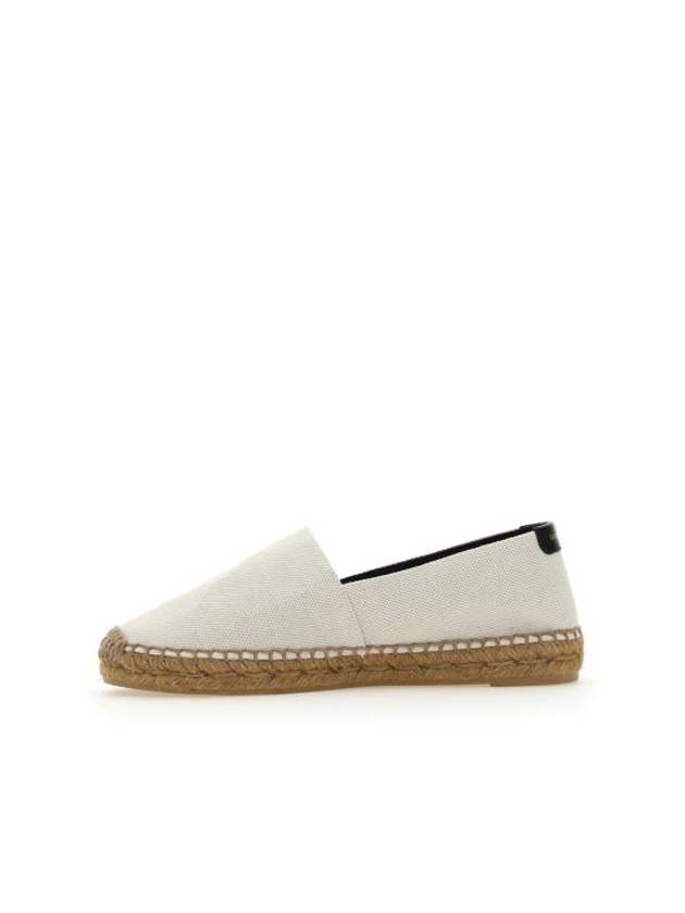Luxury Saint Laurent Women's Monogram Canvas Espadrilles Beige