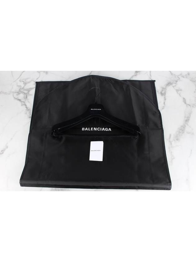 Luxury Balenciaga wave logo denim jacket 46