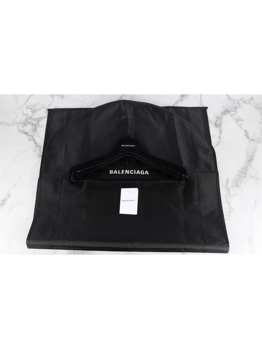 Luxury Balenciaga wave logo denim jacket 46