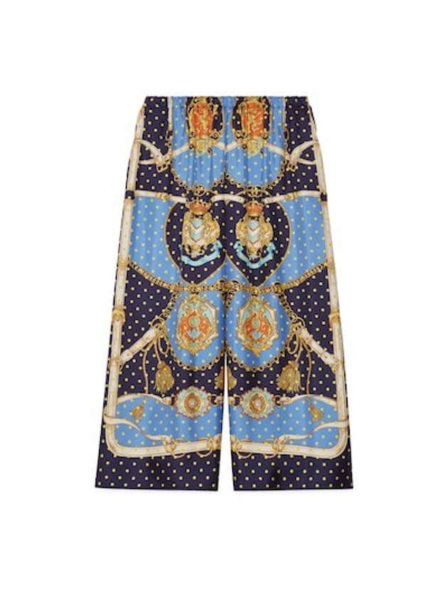 Luxury Gucci Trending 2025 Polka Dot Silk Wide Pants